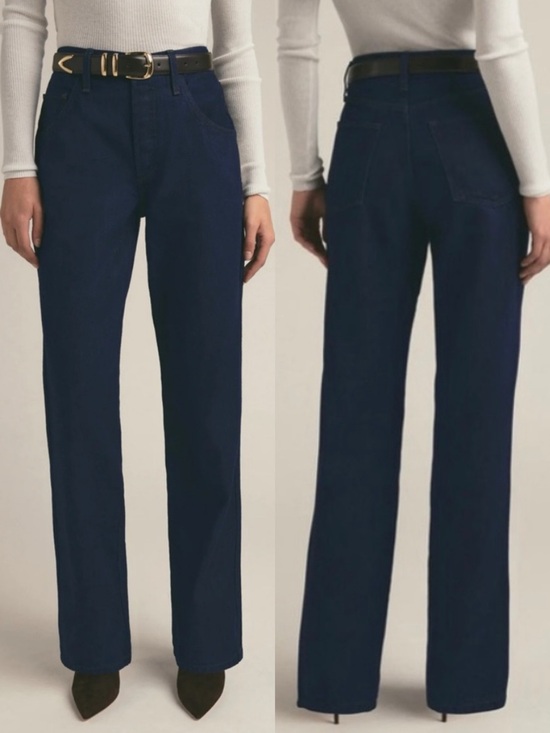 Favorite Daughter Denim - NWT Favorite Daughter The Jennifer High Rise Loose Straight Leg Jeans Stout